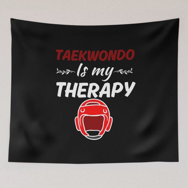 Artikelvorschau, Taekwondo ist meine Therapie, Taekwondo-Sportfan, Taekwondo-Kämpfer und -Liebhaber entworfen und verkauft von NBSStore.