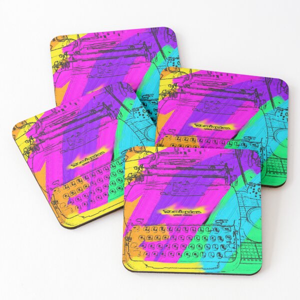 Item preview, COLOURFUL POP ART VINTAGE REMINGTON TYPEWRITER  designed and sold by Marni Scofidio Desi9ns.
