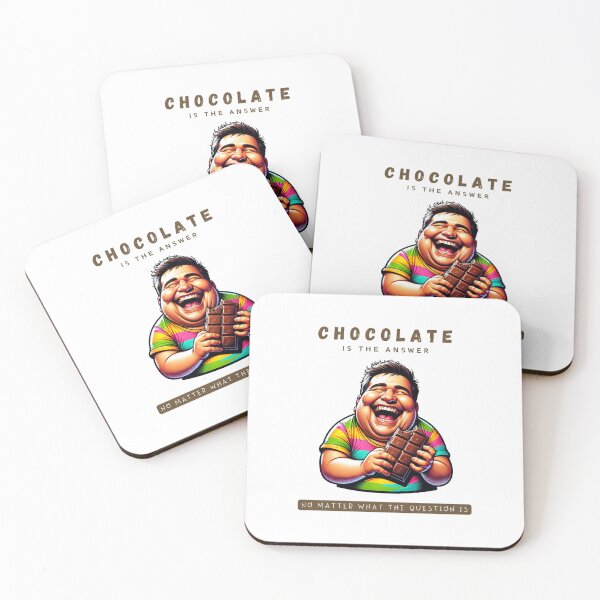 Item preview, Chocolate Is The Answer designed and sold by PrintsByLoVi.