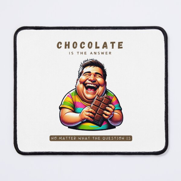 Item preview, Chocolate Is The Answer designed and sold by PrintsByLoVi.