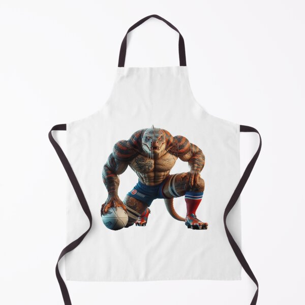Item preview, Komodo Dragon rugby player designed and sold by SpendieSellers.