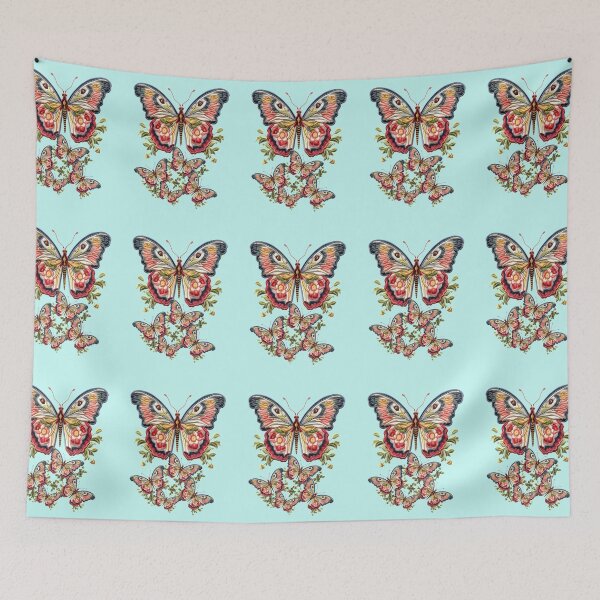 Item preview, Fantasy butterflies, embroidery style designed and sold by LoneAngel.