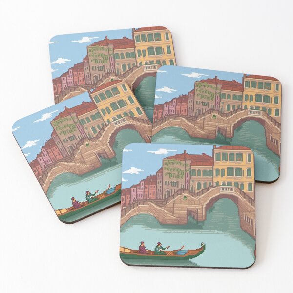 Item preview, Venice, Italy - Pixel Art designed and sold by Pixelartshirt.