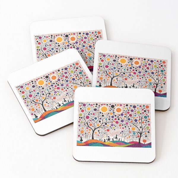 Item preview, Whimsical World of Lines and Dots designed and sold by PanoramaPrints.