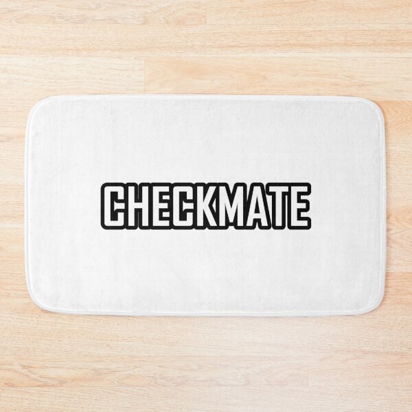 Item preview, Checkmate - Black designed and sold by Chubuter.
