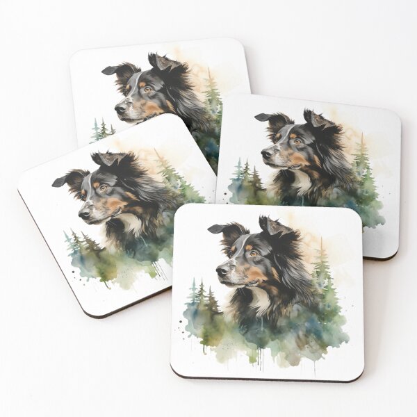 Item preview, Border collie Forest designed and sold by GregMolter.