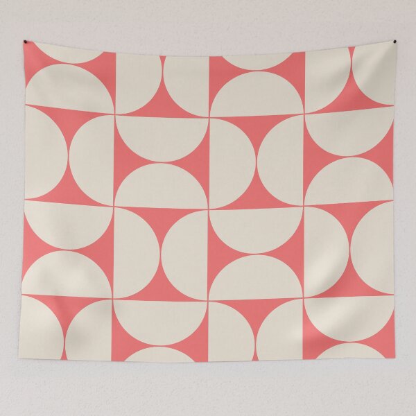 Item preview, Mid-Century Modern Pattern No.38 - Georgia Peach and Pristine designed and sold by Zoltan Ratko.