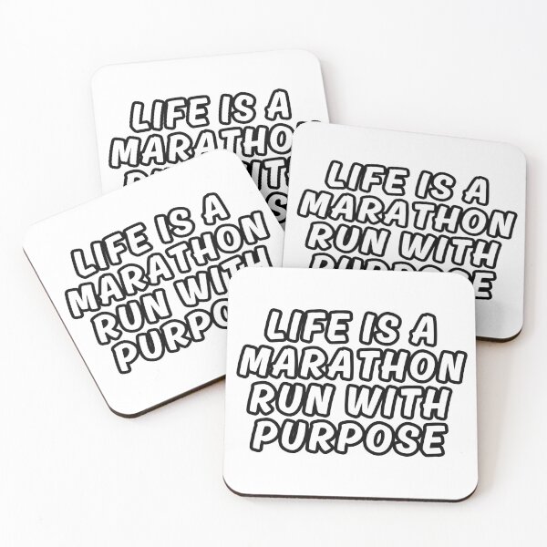 Item preview, Life is a Marathon, Run it with Purpose designed and sold by Merigold.