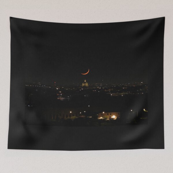 Item preview, Crescent moon on Rome designed and sold by Onyria Art.
