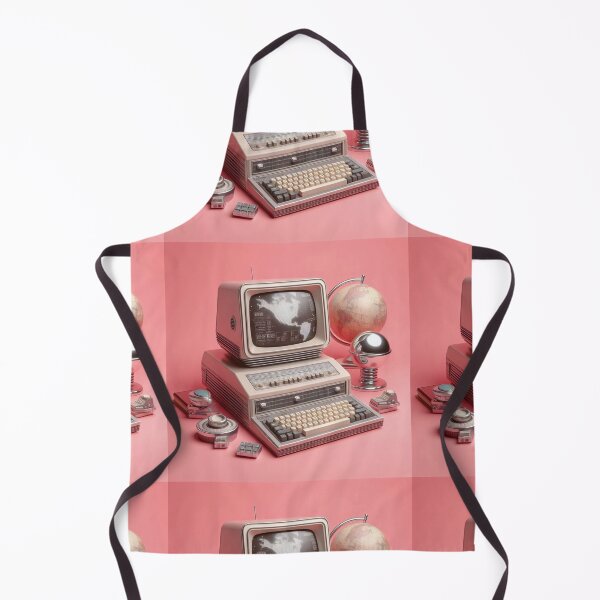 Item preview,  Retro 1950s Computer on a Pink Background designed and sold by blue-koala.
