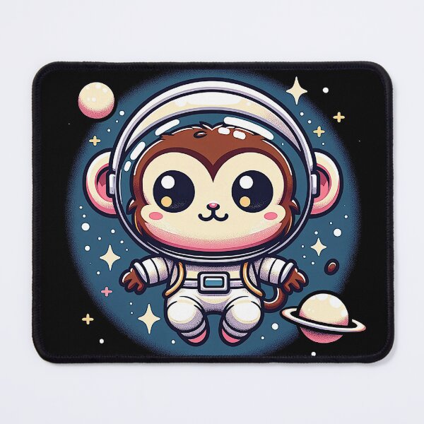 Item preview, Kawaii Monkey in Cosmic Space designed and sold by lAnJefurtifeu.