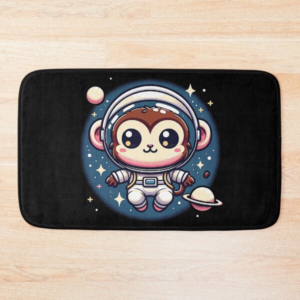 Item preview, Kawaii Monkey in Cosmic Space designed and sold by lAnJefurtifeu.