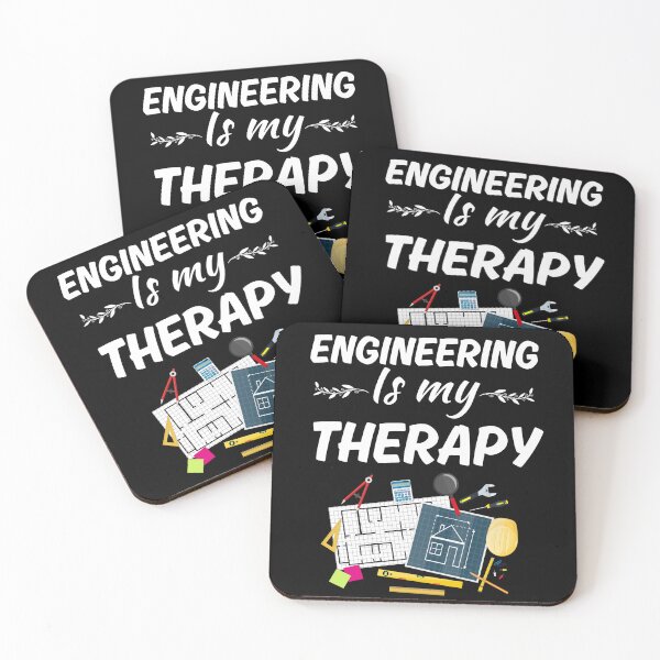 Item preview, Engineering is my therapy, engineer profession or occupation job title, engineering saying designed and sold by NBSStore.