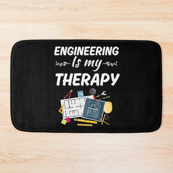 Item preview, Engineering is my therapy, engineer profession or occupation job title, engineering saying designed and sold by NBSStore.