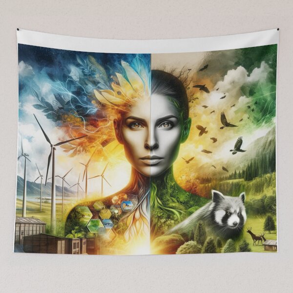 Item preview, Climate Heroine - Empowerment and Nature for a Sustainable Future designed and sold by Martín Barriento Pradas.
