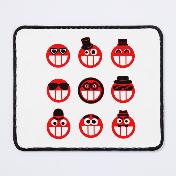 Item preview, Funny Red Emojis designed and sold by Nunaprettyshop.
