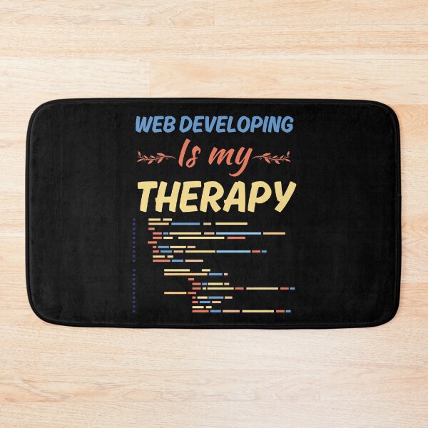 Item preview, Web developing is my therapy, funny web developer job or profession sayings designed and sold by NBSStore.