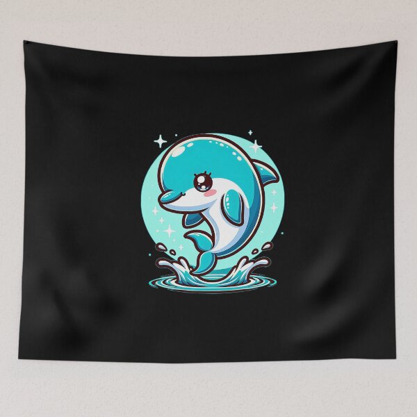 Item preview, Elegant Kawaii Dancing Dolphin designed and sold by lAnJefurtifeu.