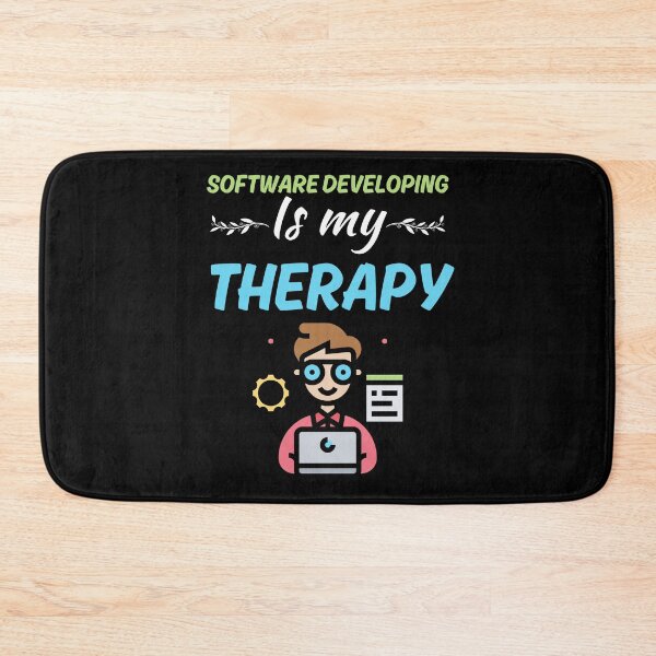 Item preview, Software developing is my therapy, funny software developer job or profession sayings designed and sold by NBSStore.