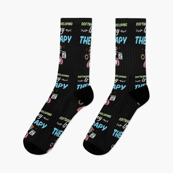 Item preview, Software developing is my therapy, funny software developer job or profession sayings designed and sold by NBSStore.