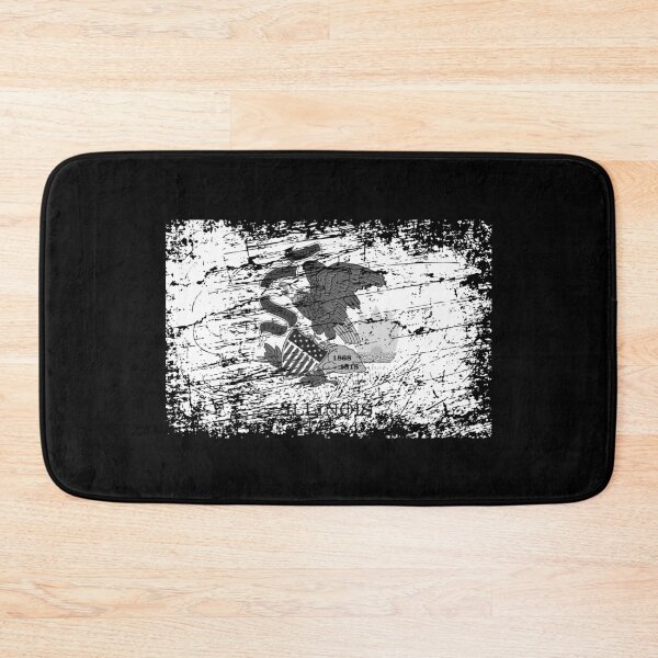 Item preview, Ilinois flag used look designed and sold by GeogDesigns.