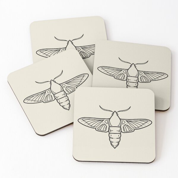 Item preview, Minimal clearwing hummingbird moth designed and sold by Milanicole.