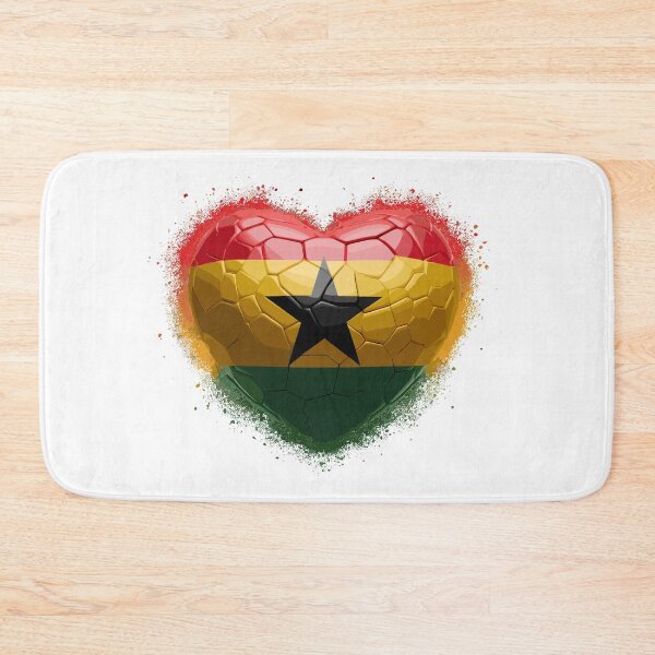 Item preview, Ghana Flag Heart designed and sold by MerchBySabby.