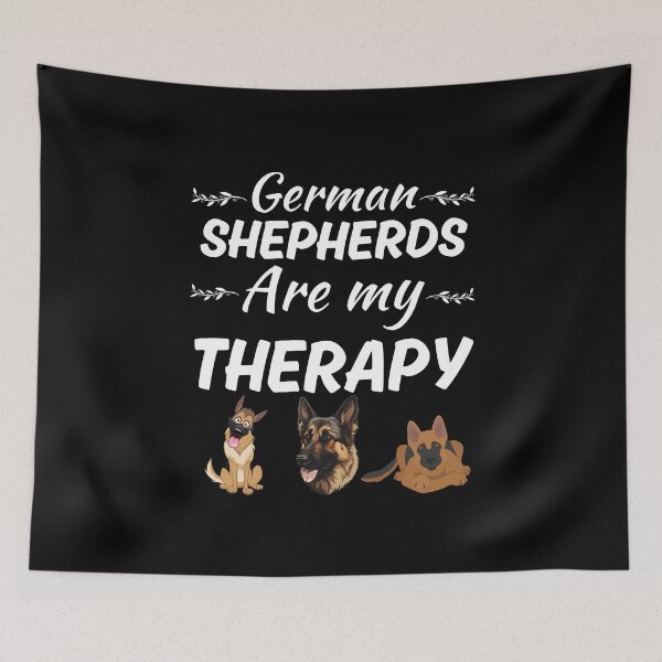 Item preview, German shepherds are my therapy, german shepherd or gsd dog breed owner or parent designed and sold by NBSStore.