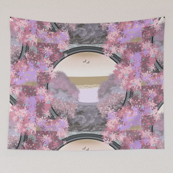 Item preview, Pink moon gate designed and sold by Flowersonstuff.