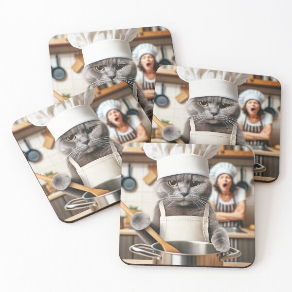 Item preview, Cat cooking  designed and sold by Catsmoment.