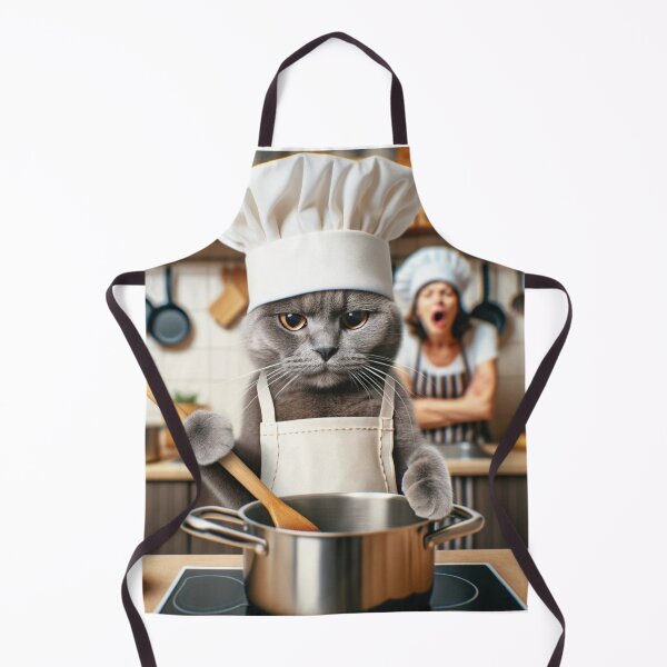 Item preview, Cat cooking designed and sold by Catsmoment.