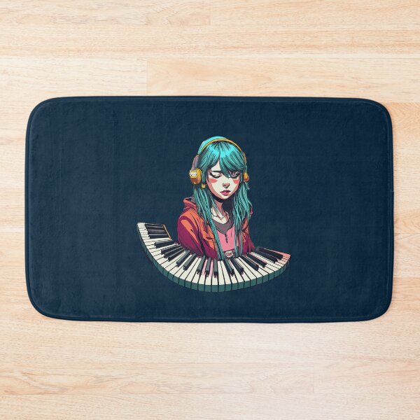 Artikelvorschau, Keyboard-Klaviermädchen entworfen und verkauft von box-artshop.