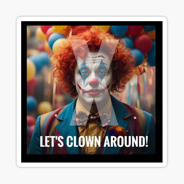 Item preview, let's clown around designed and sold by Shikrolao.
