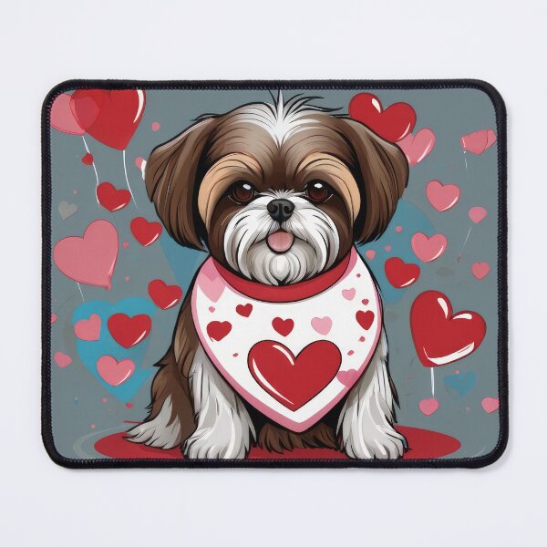 Item preview, Shih Tzu Love: A Heartwarming Valentine's Day Celebration designed and sold by ZipperDragon88.