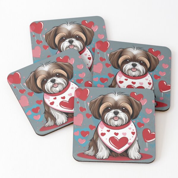 Item preview, Shih Tzu Love: A Heartwarming Valentine's Day Celebration designed and sold by ZipperDragon88.