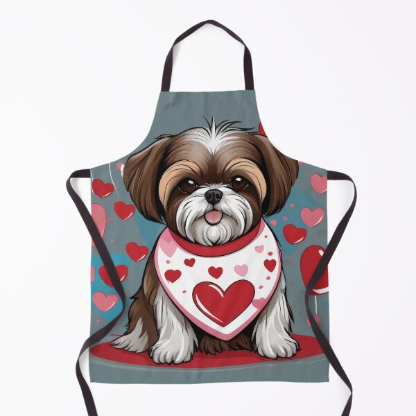 Item preview, Shih Tzu Love: A Heartwarming Valentine's Day Celebration designed and sold by ZipperDragon88.