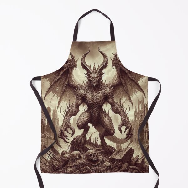 Item preview, Monster Among the Ruins: Apocalyptic Sentinel designed and sold by Lyavalio.