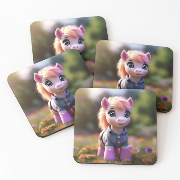 Item preview, "Enchanting Equine Charm: Photorealistic Capture of an Adorable Little Pony" designed and sold by Especiallyforu.