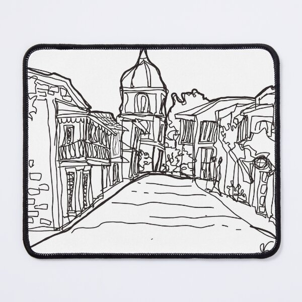 Item preview, Town view hand sketch designed and sold by plahstudio295.