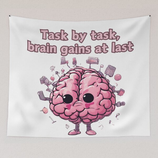 Item preview, Grow your brain: Task by task, brain gains at last designed and sold by Coolclassy.