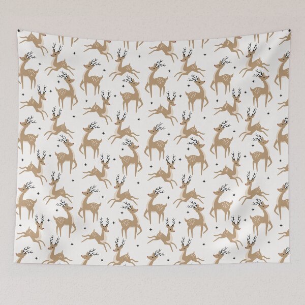 Item preview, Prancing Reindeers designed and sold by dottiedigitals.
