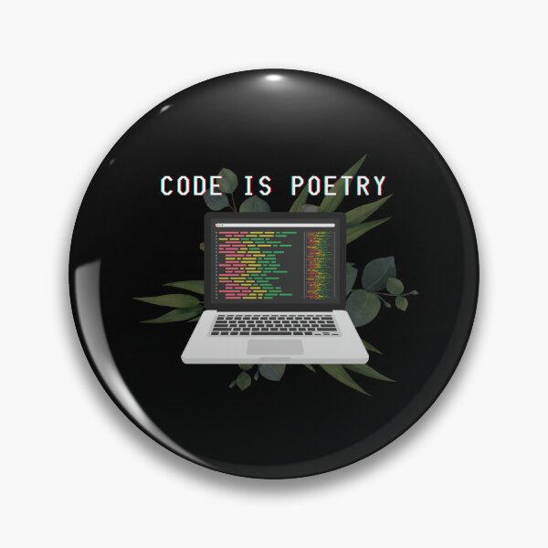 Item preview, Code is Poetry - design for coders and programmers designed and sold by Kubala.