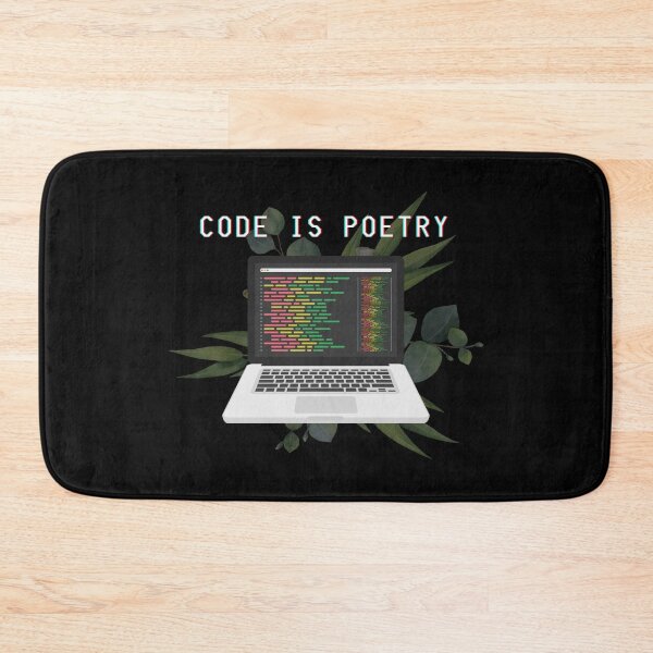 Item preview, Code is Poetry - design for coders and programmers designed and sold by Kubala.