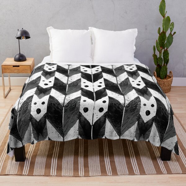 Item preview, Chevron abstracto: impresión texturizada monocromática designed and sold by ColorfulVanilla.
