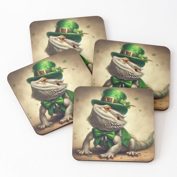 Item preview, Leprechaun Bearded Dragon designed and sold by GridPigeon.