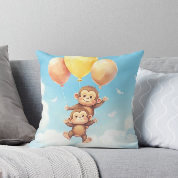 Item preview, Monkey Balloon Fun designed and sold by cute-animals99.
