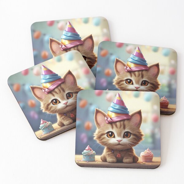 Item preview, Title: "Whisker Wonderland: Birthday Bash of the Cutest Cat Boy" designed and sold by Especiallyforu.