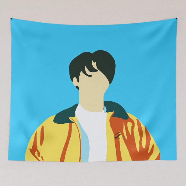Item preview, BTS JUNGKOOK JK Euphoria MV Inspired Illustration Poster designed and sold by imsoyoon.