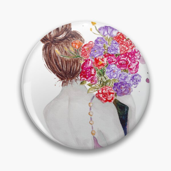 Item preview, acuarela Flora_ Versión rosa designed and sold by AnaFilipa.