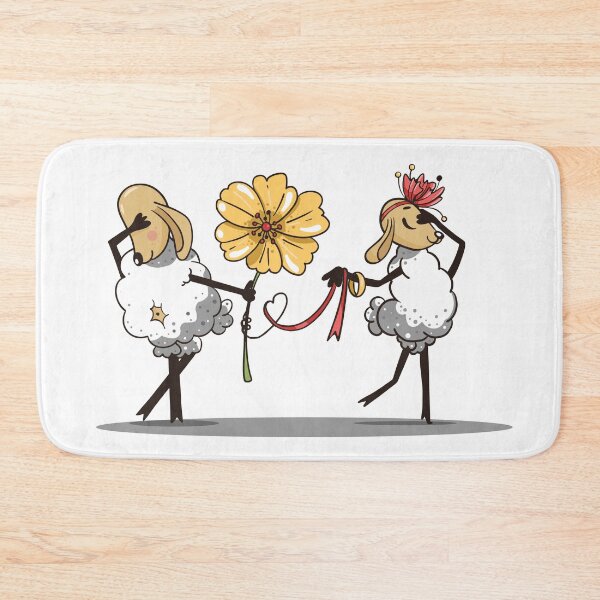 Item preview, Cute Sheeps in love designed and sold by VaskanianArt.
